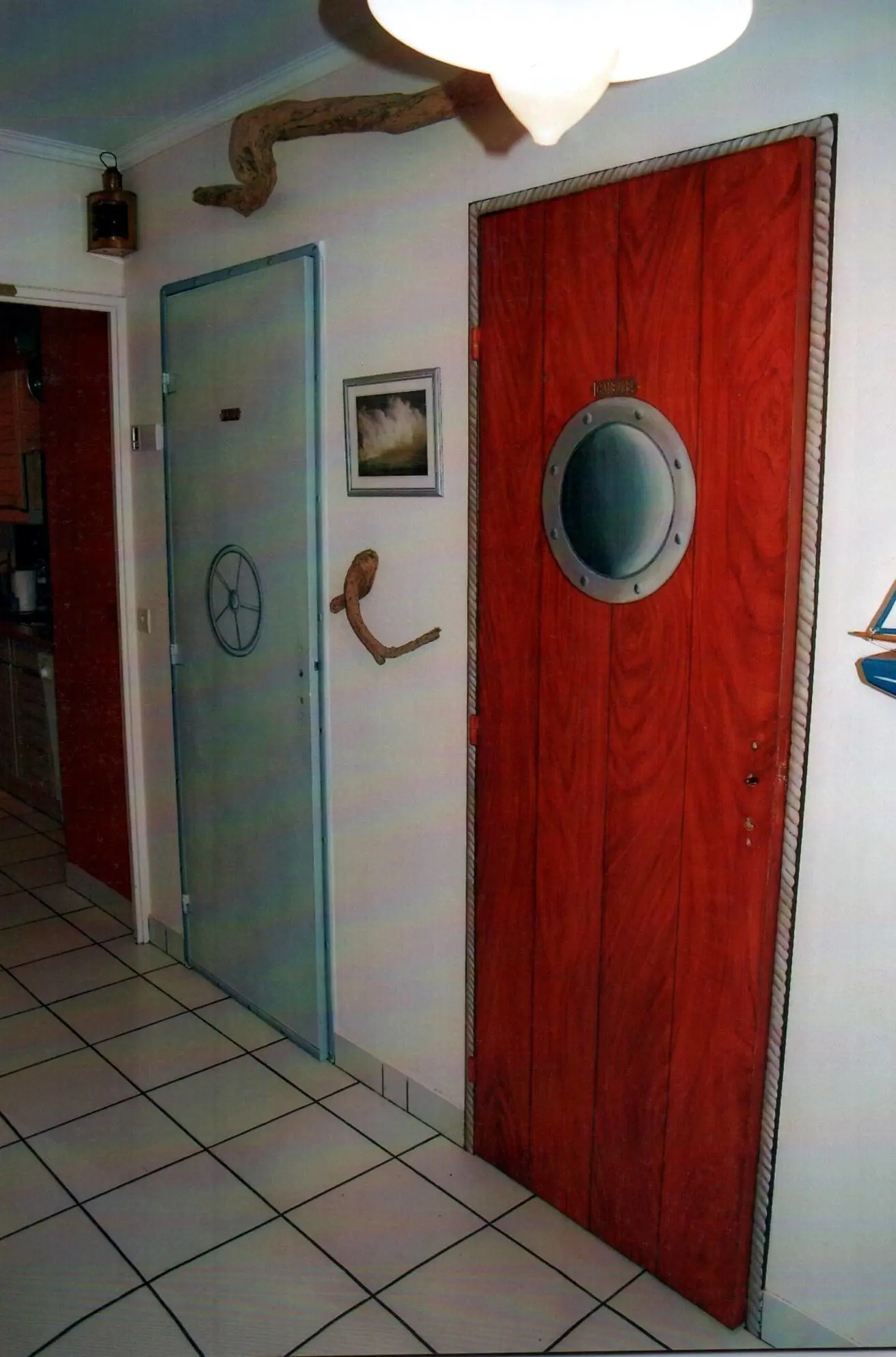 portes déco marine après décors original sur porte type marine